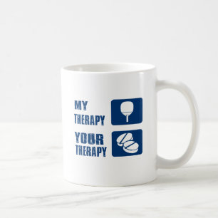 Mug conceptions de thérapie de ping-pong