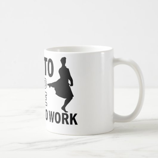 Mug Conceptions des montagnes écossaises de danse (Droite)