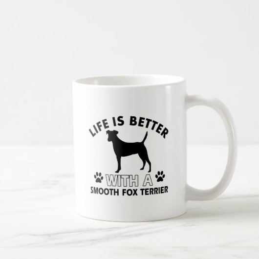 Mug Conceptions douces de race de chien de Fox Terrier (Droite)