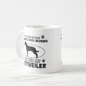 Mug Conceptions drôles de ROTTWEILER (Devant gauche)