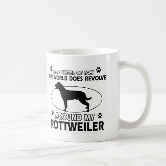 Mug Conceptions drôles de ROTTWEILER (Droite)
