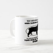 Mug Conceptions drôles d'ÉPAGNEUL de SPRINGER ANGLAIS (Devant gauche)