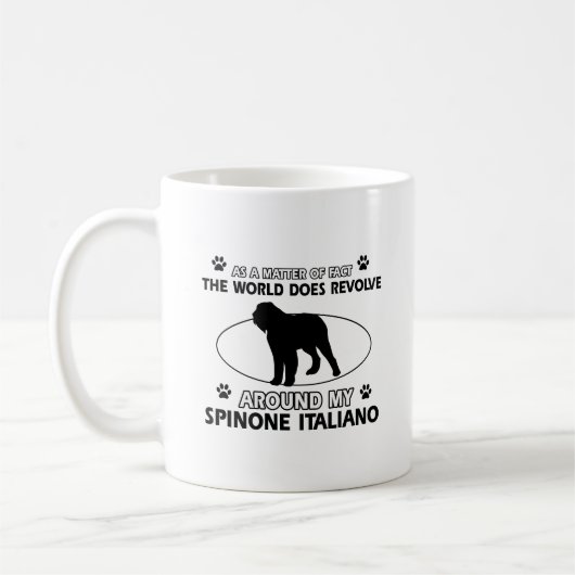 Mug Conceptions drôles d'Italien de spinone (Gauche)