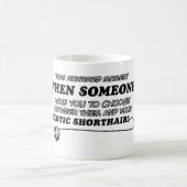 Mug Conceptions exotiques maladroites de shorthair (Centre)