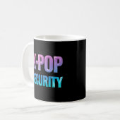 Mug Concert de musique pop coréenne Sécurité K-Pop (Devant gauche)