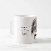 Mug Concert de piano dans le parc (Devant gauche)