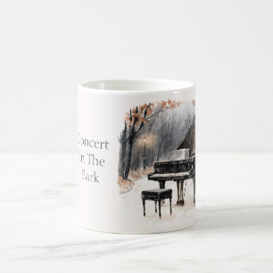 Mug Concert de piano dans le parc