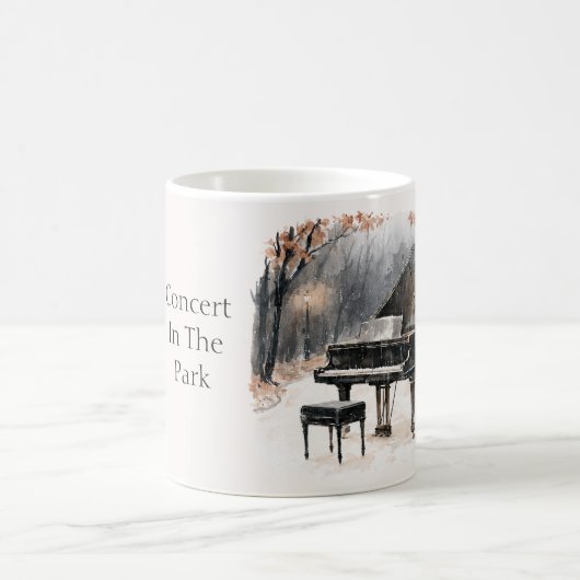 Mug Concert de piano dans le parc (Centre)
