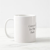 Mug Concert de piano dans le parc (Gauche)