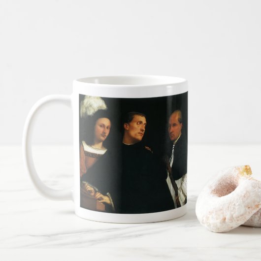 Mug Concert du Titien Vintage Renaissance Fine Art (Avec donut)