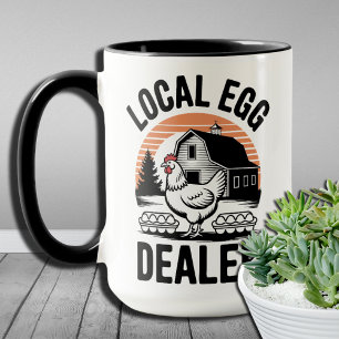 Mug Concessionnaire local d'oeufs - Humour généreux -
