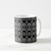 Mug Concevez des lignes monochromes sans soudure motif (Devant droit)