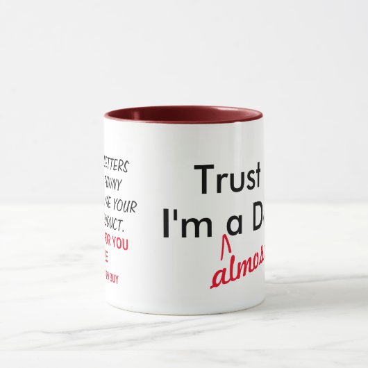 Mug Concevez en fonction du client pour libre, (Centre)