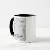 Mug Concevez pour les bâtiments orientaux du Louvre (Devant gauche)