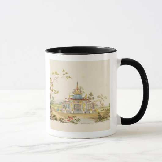 Mug Concevez pour un temple chinois, c.1810 (stylo et (Droite)