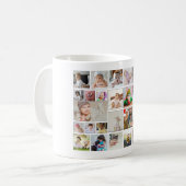 Mug Concevez votre propre affiche de collage photo 30 (Devant gauche)