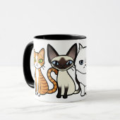 Mug Concevez votre propre chat de bande dessinée (Devant gauche)