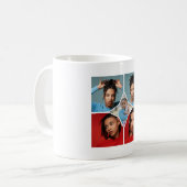 Mug Concevez Votre Propre Collage de 5 Photos (Devant gauche)