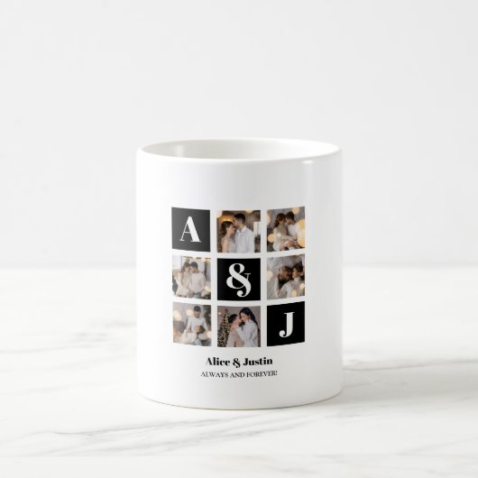 Mug Concevez Votre Propre Collage de 6 Photos (Centre)