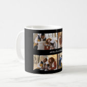 Mug Concevez votre propre collection de 4 photos (Devant gauche)