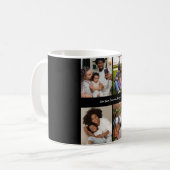 Mug Concevez votre propre collection de 4 photos (Devant gauche)