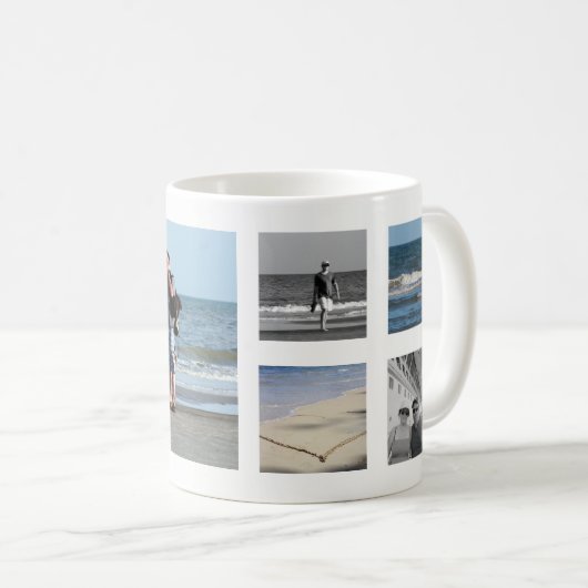 Mug Concevez votre propre collection photo 5 | Vacance (Devant droit)