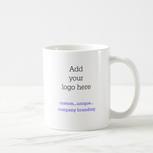 Mug Concevez votre propre image ou logo personnalisé (Droite)