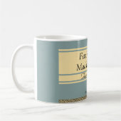 Mug Concevez votre propre rétro couverture de livre (Gauche)