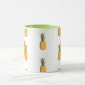 Mug concevoir votre propre initiale avec ananas (Centre)