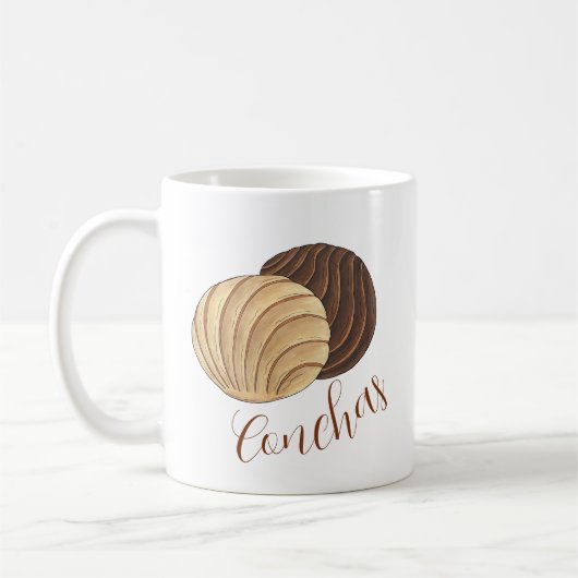 Mug Conchas Pan mexicain Dulce Sweet Bread Panadería (Gauche)