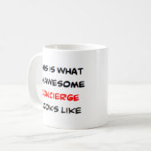 Mug concierge, génial (Devant gauche)