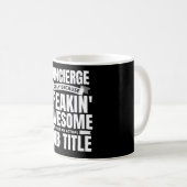Mug Concierge génial de Freakin (Devant droit)