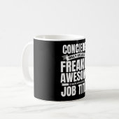 Mug Concierge génial de Freakin (Devant gauche)