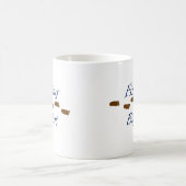 Mug Conclusion de Bigfoot avec des empreintes de pas (Centre)