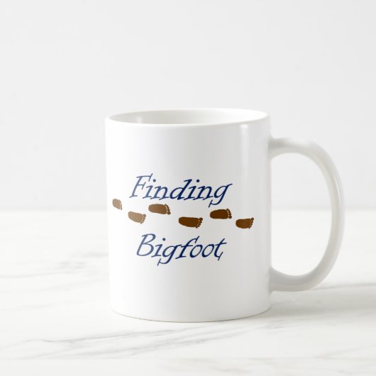 Mug Conclusion de Bigfoot avec des empreintes de pas (Droite)