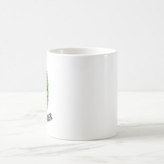 Mug Concombre bleu Funny Sad Veggie Cucumber Pun (Centre)