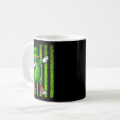 Mug Concombre drôle drapeau américain rétro cornichon (Devant gauche)