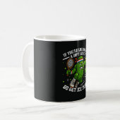 Mug Concombre Drôle Jouant Pickleball (Devant gauche)