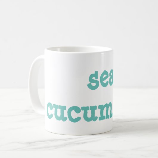 Mug concombres de mer (Devant gauche)