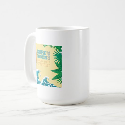Mug Concours |1983 de surf de cavalier de surf (Devant gauche)