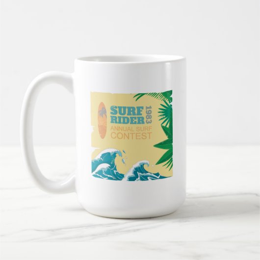 Mug Concours |1983 de surf de cavalier de surf (Gauche)