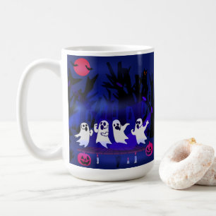 Mug Concours de chant de fantôme dans le cimetière de 
