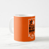 Mug Concours de course de coureur de piste (Devant gauche)