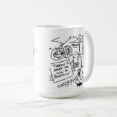 Mug Concours de fléchettes - Gagnez un poisson rouge - (Devant droit)