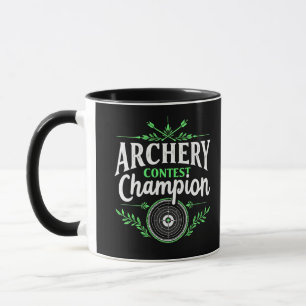 Mug Concours de tir à l'arc Champion Compétition Bow a