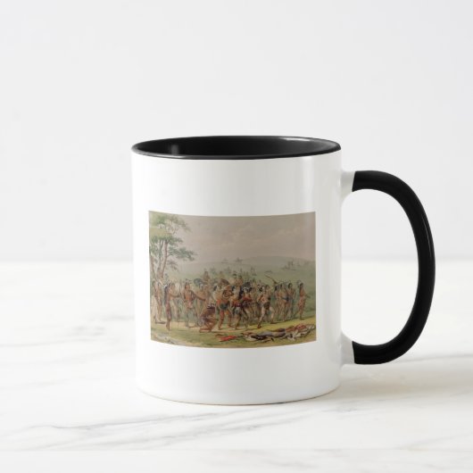Mug Concours de tir à l'arc de Mandan, c.1832 (Droite)