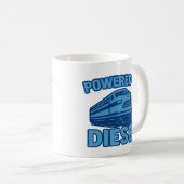 Mug Conçu par Train Diesel Rétro (Devant droit)
