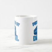 Mug Conçu par Train Diesel Rétro (Centre)