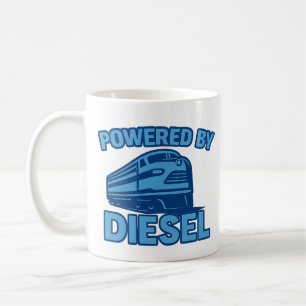 Mug Conçu par Train Diesel Rétro