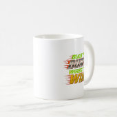 Mug Conçu pour brûler, câblé pour gagner - Graphisme d (Devant droit)